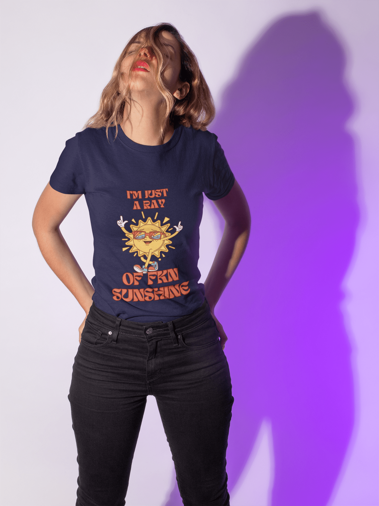 Ray of FKN Sunshine Unisex Tee - Fun Graphic Shirt for Summer, Gift for Sunshine Lovers, Casual Wear, Beach Day, Cheerful Attire - AUNTIE VIKKI