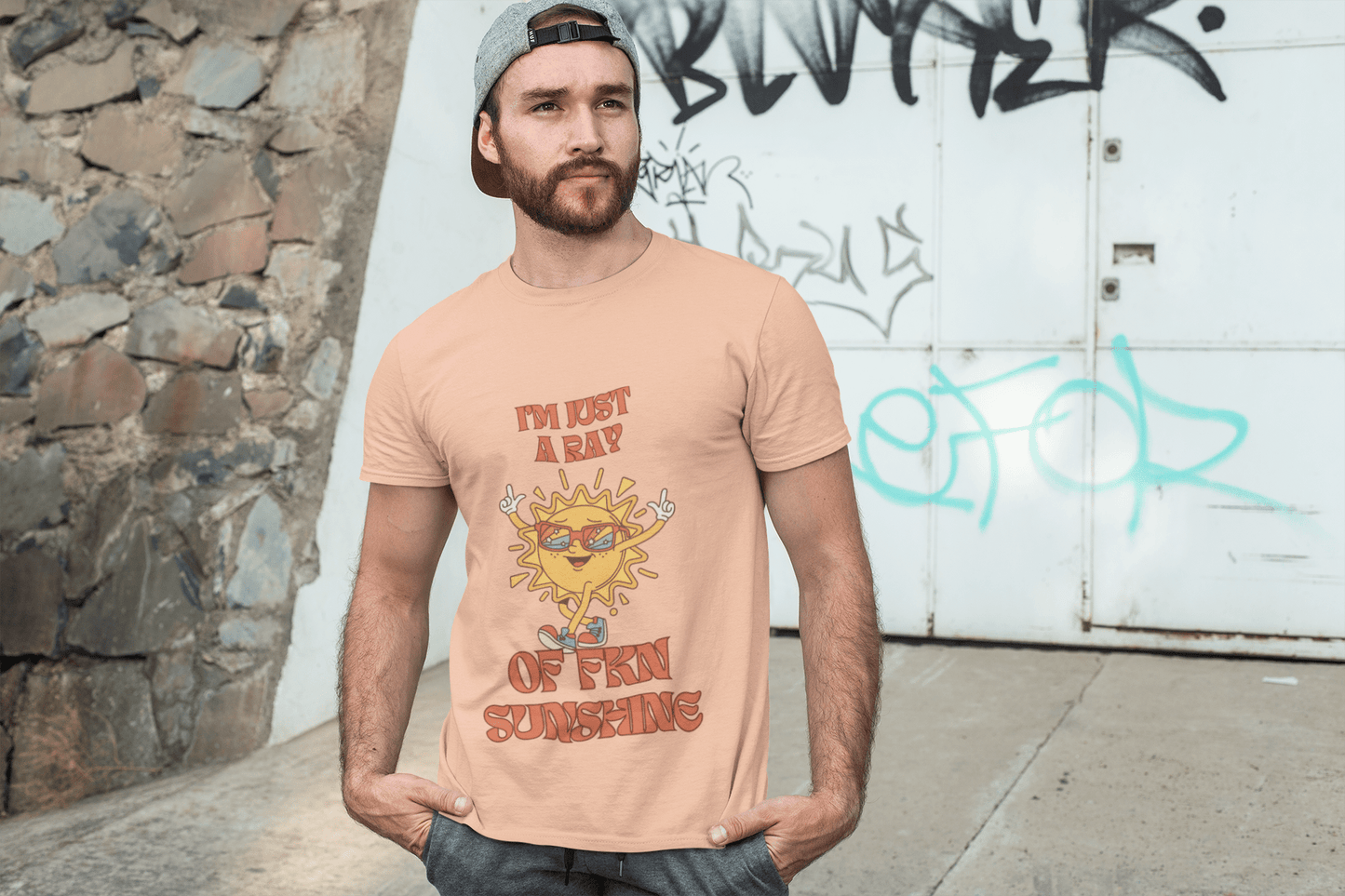 Ray of FKN Sunshine Unisex Tee - Fun Graphic Shirt for Summer, Gift for Sunshine Lovers, Casual Wear, Beach Day, Cheerful Attire - AUNTIE VIKKI