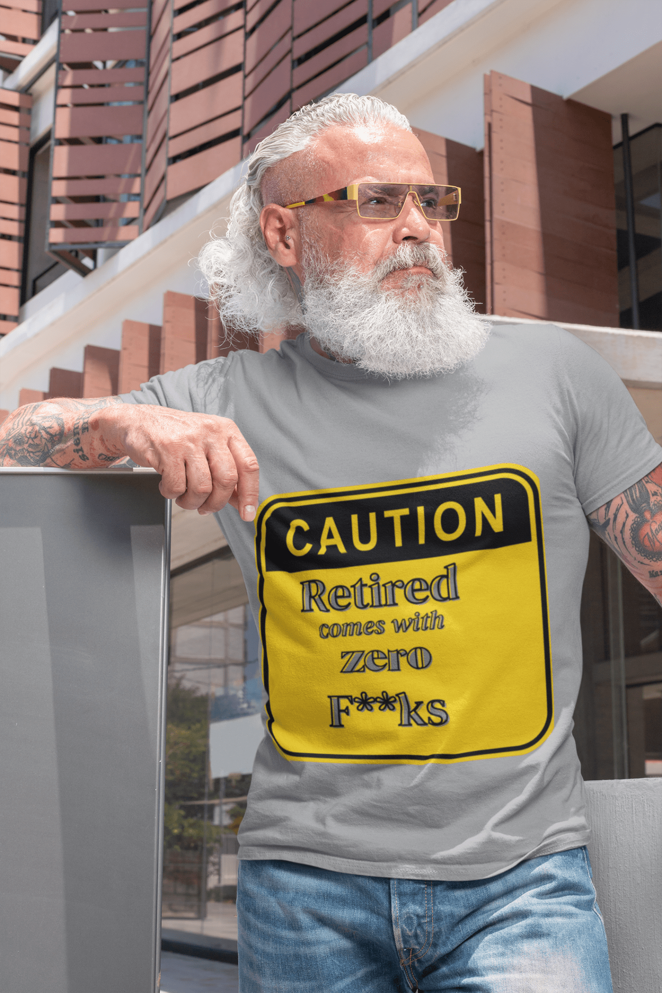 Retired Life Caution Unisex Tee - AUNTIE VIKKI