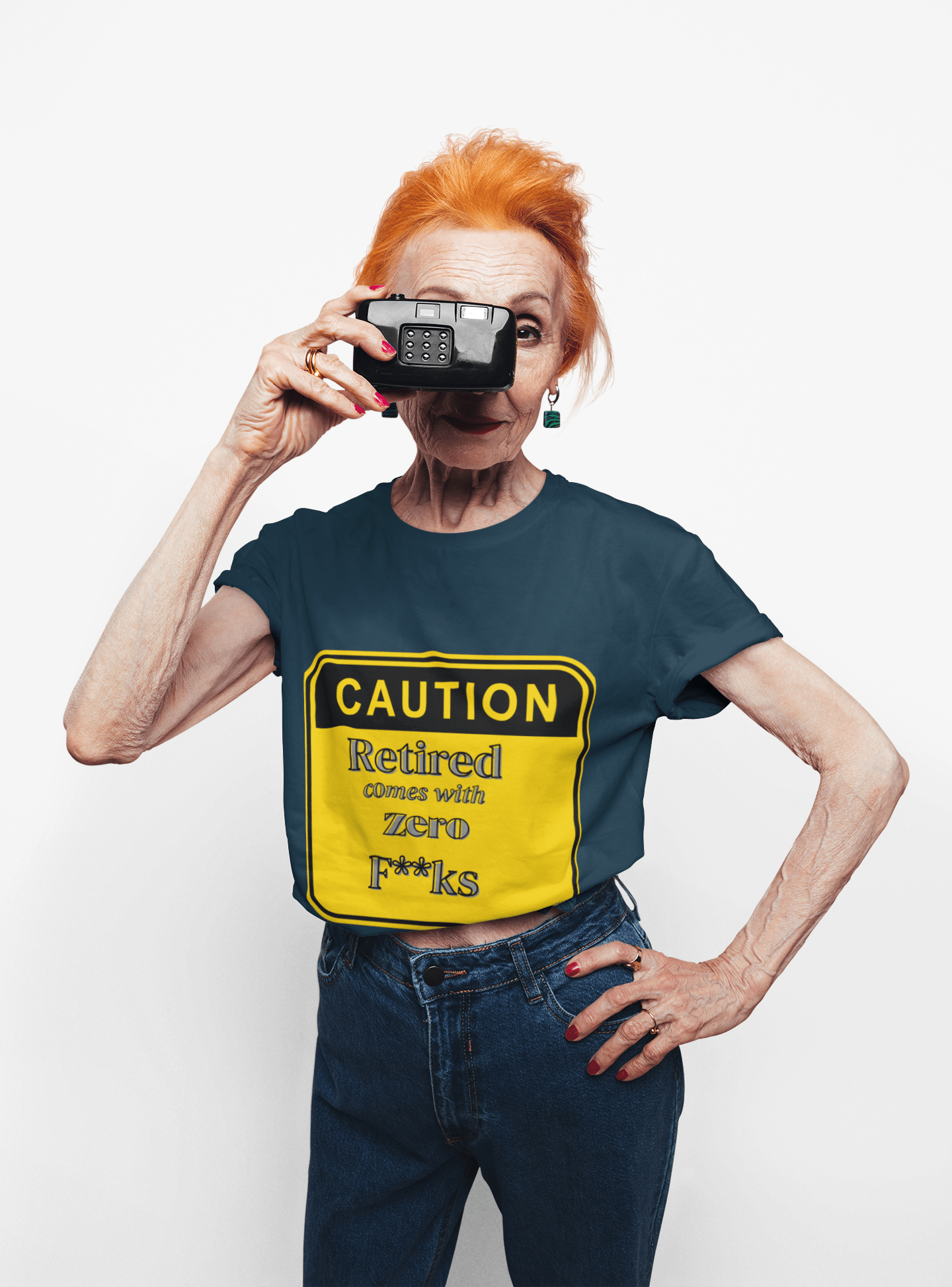 Retired Life Caution Unisex Tee - AUNTIE VIKKI