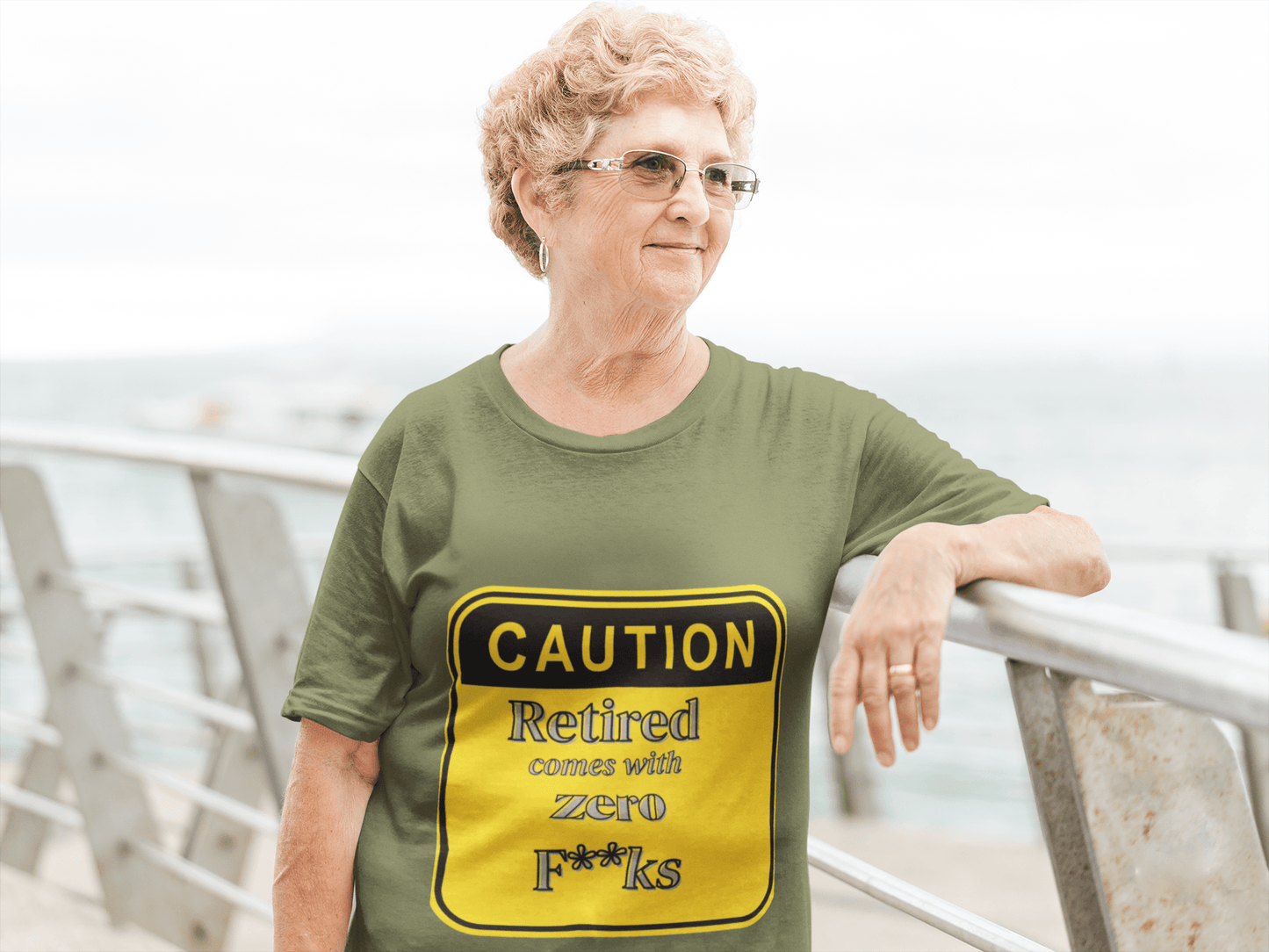 Retired Life Caution Unisex Tee - AUNTIE VIKKI