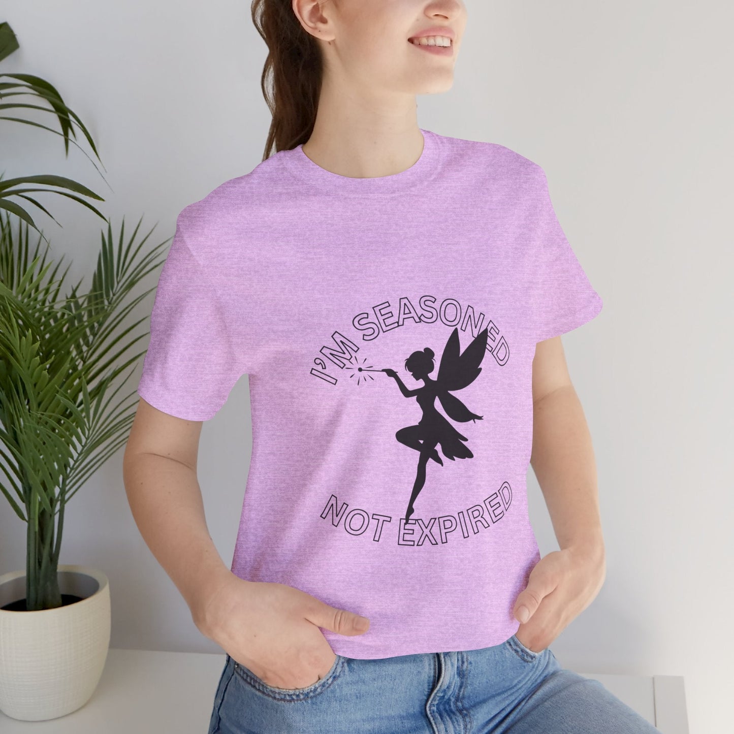 Seasoned Not Expired Tee, Unisex T-Shirt, Funny Graphic Tee, Gift for Adults, Casual Wear, Birthday Shirt - AUNTIE VIKKI