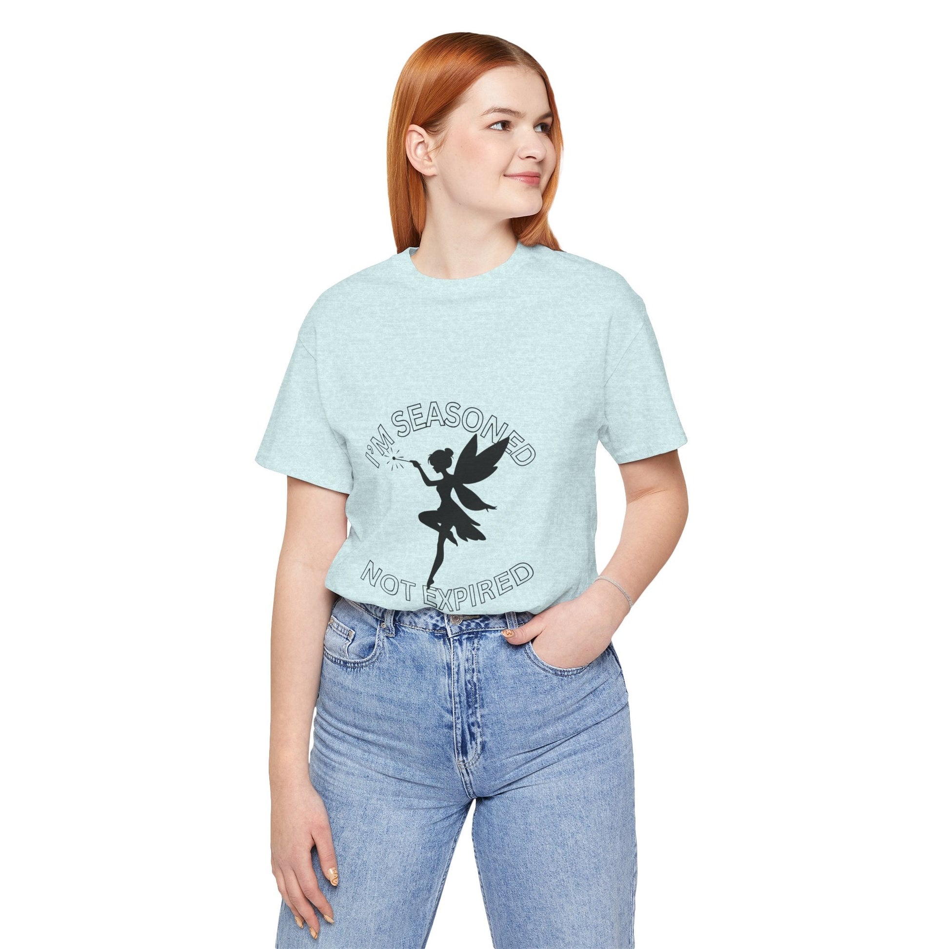 Seasoned Not Expired Tee, Unisex T-Shirt, Funny Graphic Tee, Gift for Adults, Casual Wear, Birthday Shirt - AUNTIE VIKKI