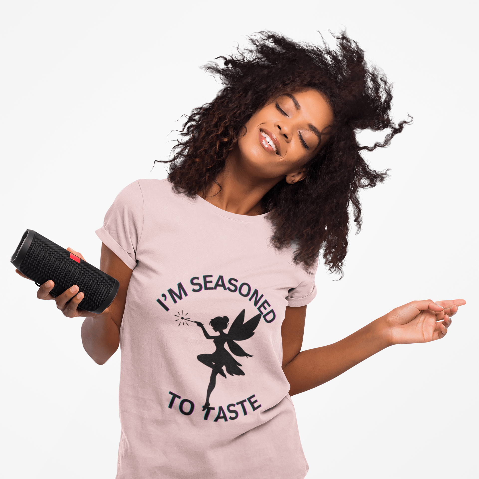 Seasoned to taste Fairy T-Shirt, Fun Gift for Foodies, Casual Wear, Festival Attire, Cute Apparel for Birthdays, Kitchen Lovers Apparel - AUNTIE VIKKI