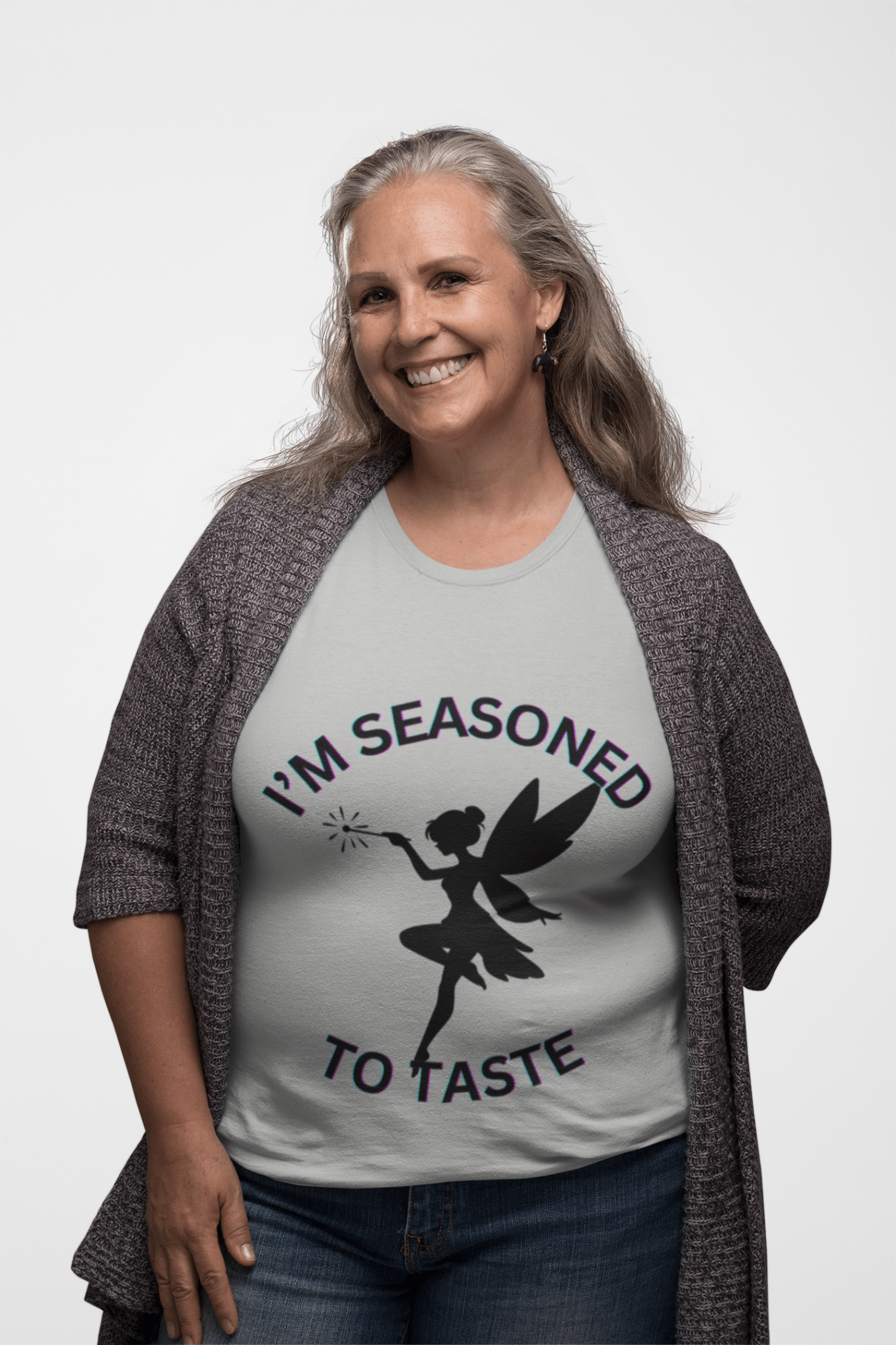 Seasoned to taste Fairy T-Shirt, Fun Gift for Foodies, Casual Wear, Festival Attire, Cute Apparel for Birthdays, Kitchen Lovers Apparel - AUNTIE VIKKI