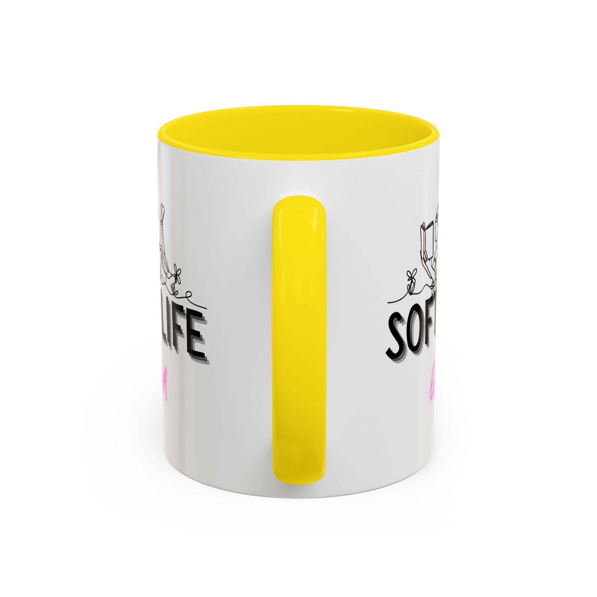 Soft Life Accent Coffee Mug - Perfect for Home, Office, Gifts, Relaxation, Coffee Lovers, Mother's Day, Birthday - AUNTIE VIKKI
