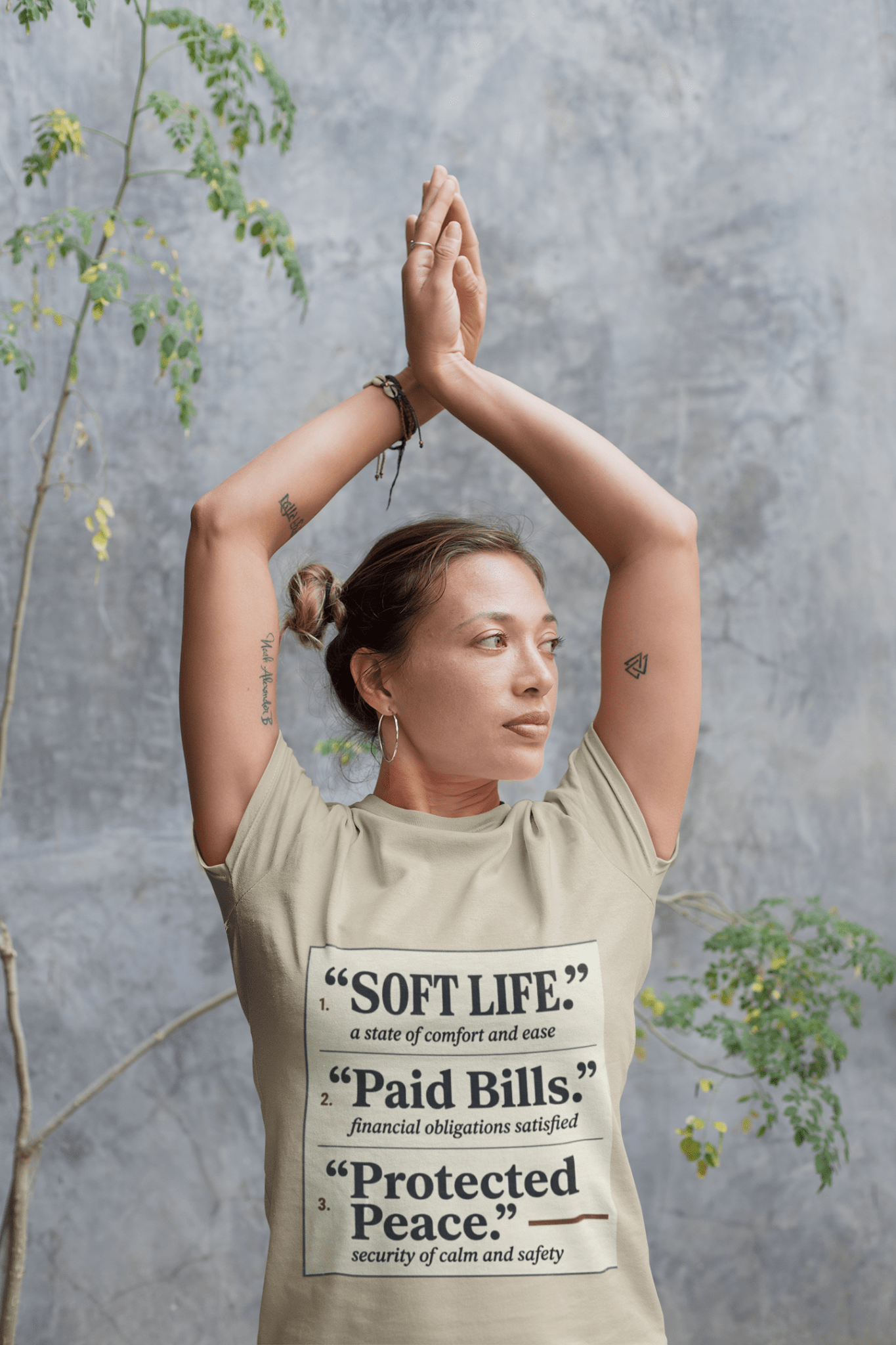 Soft Life Definition Tee — "Soft Life. Paid Bills. Protected Peace." Graphic T-Shirt - AUNTIE VIKKI