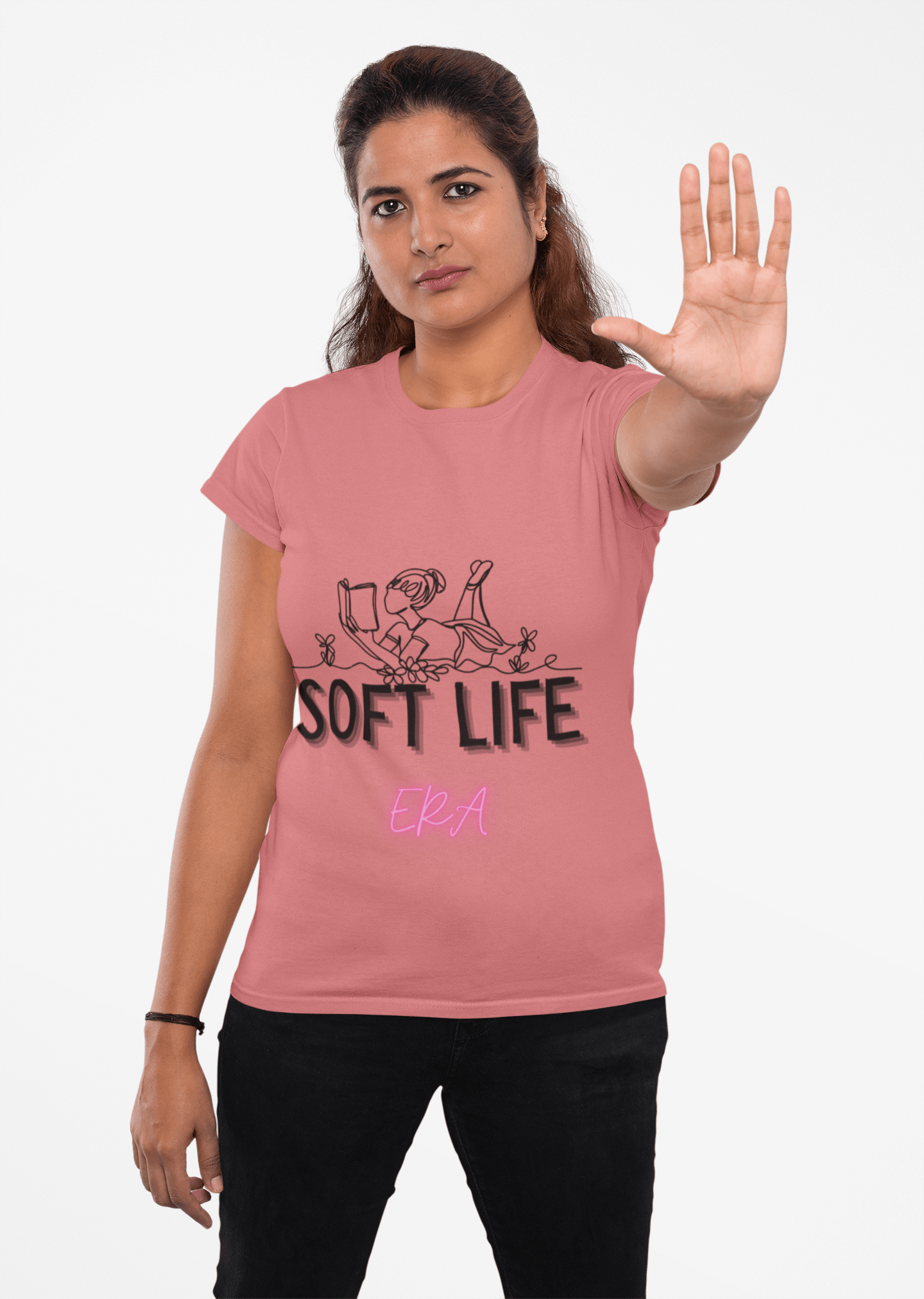 Soft Life Unisex T-Shirt | Casual Wear, Gift for Moms, Relaxed Style, Summer Essentials, Self - Care Apparel - AUNTIE VIKKI