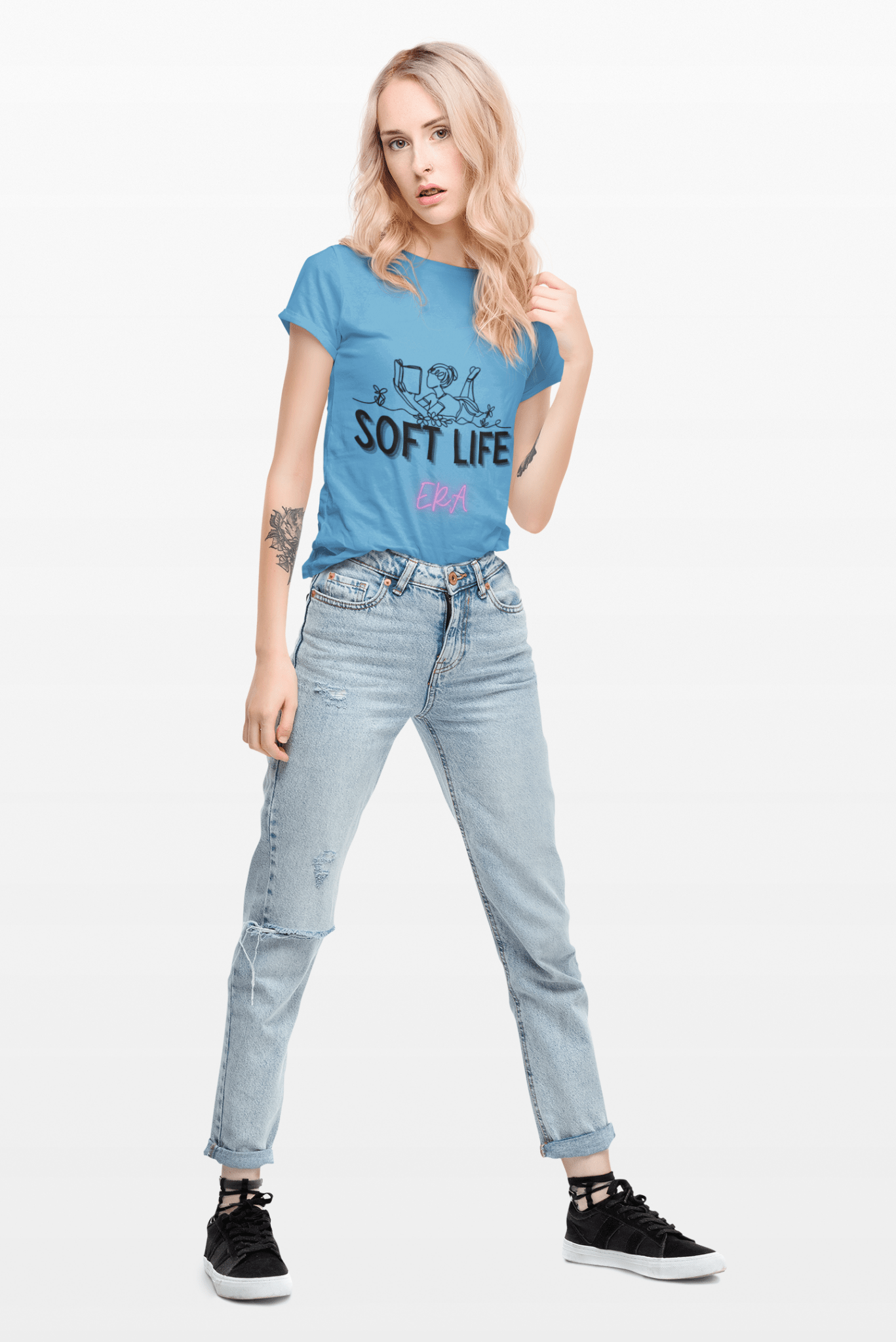 Soft Life Unisex T-Shirt | Casual Wear, Gift for Moms, Relaxed Style, Summer Essentials, Self - Care Apparel - AUNTIE VIKKI