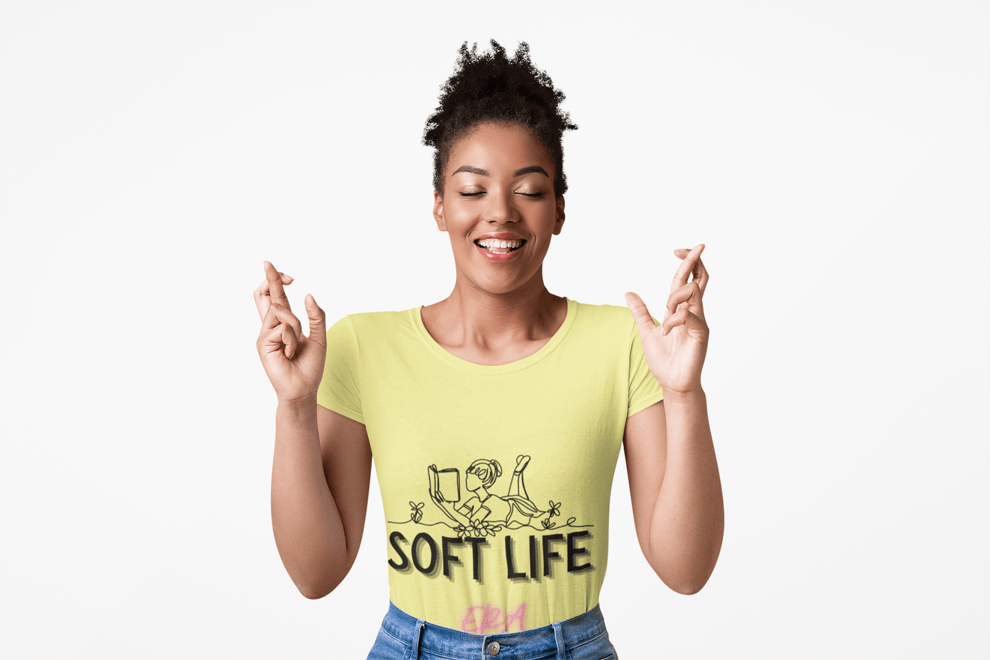 Soft Life Unisex T-Shirt | Casual Wear, Gift for Moms, Relaxed Style, Summer Essentials, Self - Care Apparel - AUNTIE VIKKI