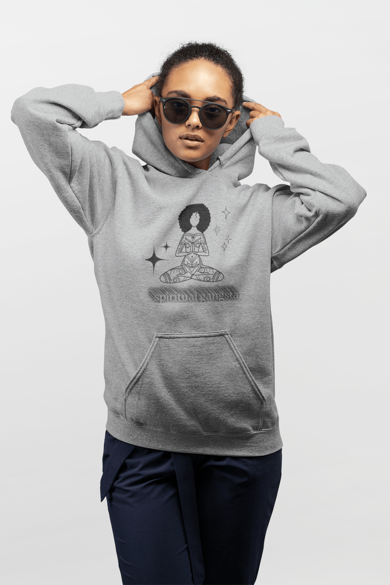 Spiritual Journey Fleece Hoodie - AUNTIE VIKKI