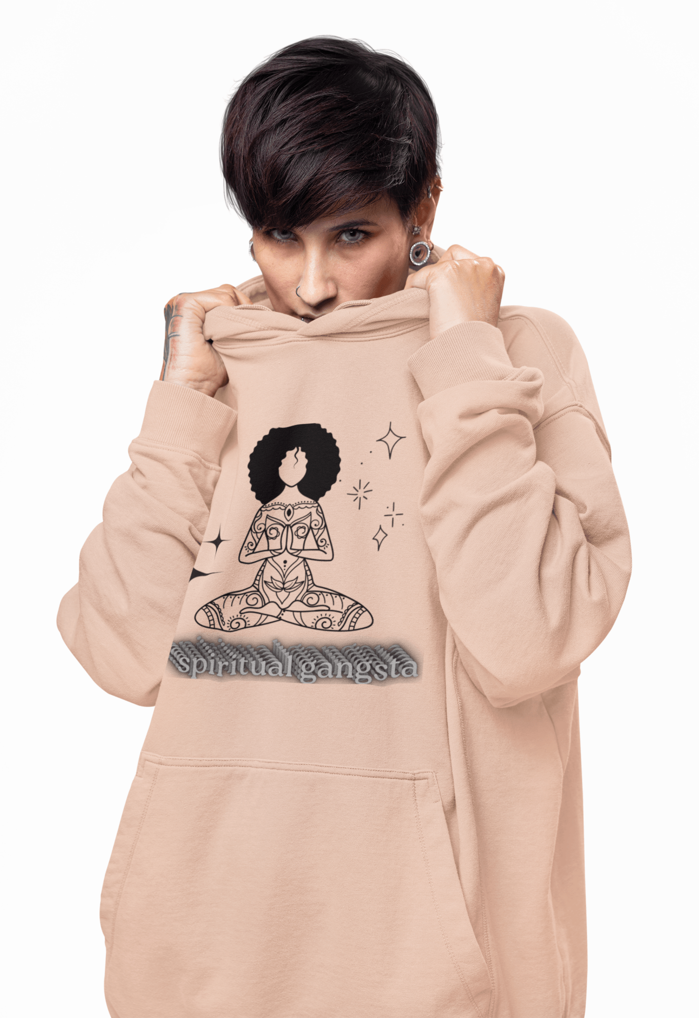 Spiritual Journey Fleece Hoodie - AUNTIE VIKKI