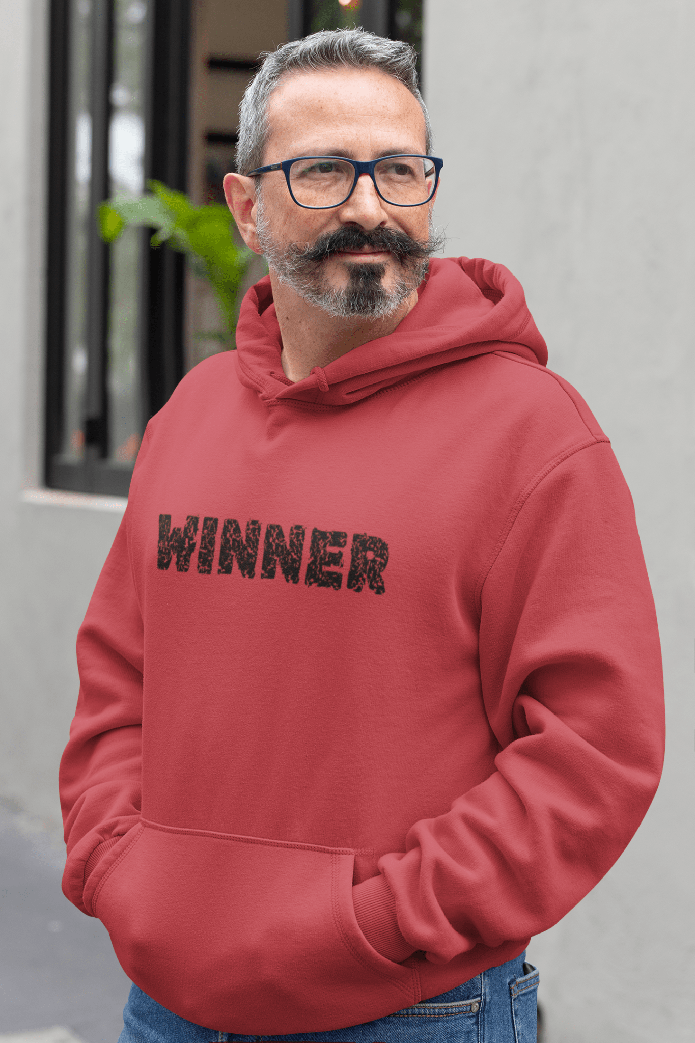 Winner Hooded Sweatshirt - Cozy Unisex Apparel for Celebrations, Gifts, Sports Events, Lounging, Motivation - AUNTIE VIKKI