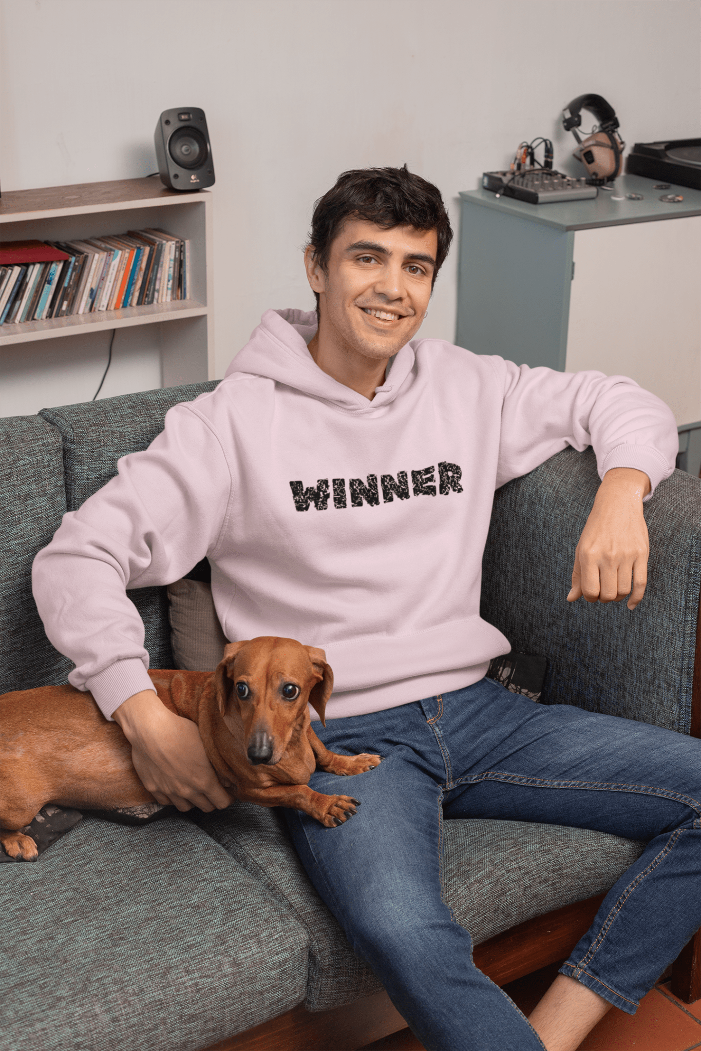 Winner Hooded Sweatshirt - Cozy Unisex Apparel for Celebrations, Gifts, Sports Events, Lounging, Motivation - AUNTIE VIKKI